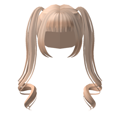 Blonde Long Kawaii High Pigtails | Roblox Item - Rolimon's