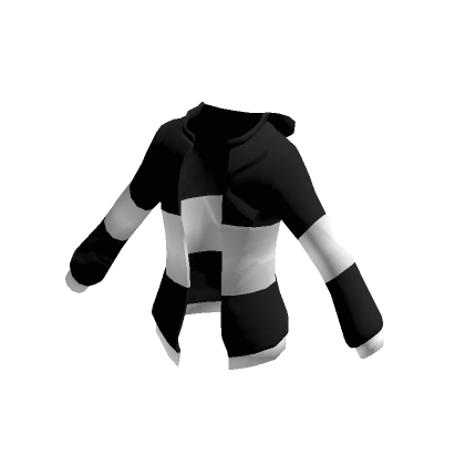 Black and white hoodie roblox new arrivals