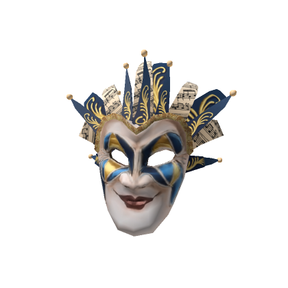 Roblox Item Boris Brejcha iconic venetian facemask