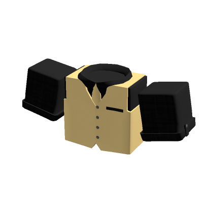Black Shirt & Formal Golden Vest {1.0} | Roblox Item - Rolimon\'s