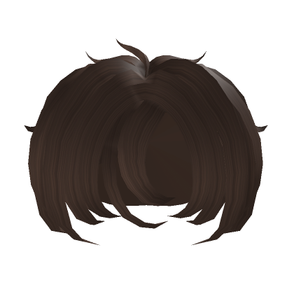 Roblox Item Brown Messy Anime Hair