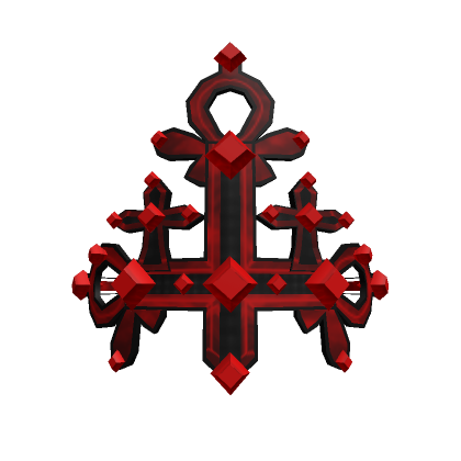Roblox Item Red Blood Vampire Cruciform Crown of Grit
