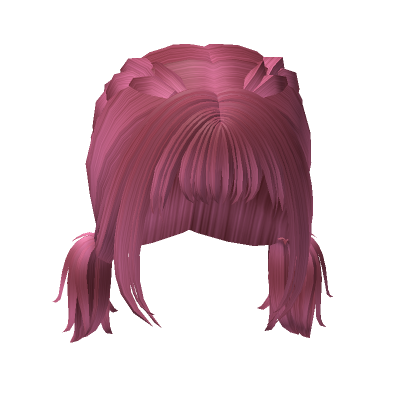 Roblox Item Pink Cheap Braided Pigtails