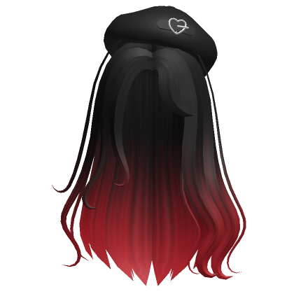 Long Natural Hairstyle with Hair Clip (Platinum) - Roblox