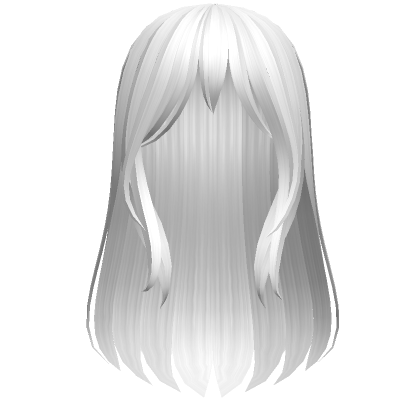 Long White Anime Hair's Code & Price - RblxTrade