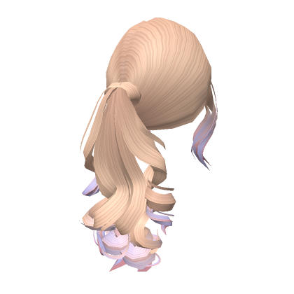 High Pigtail Hair Extension (blonde)'s Code & Price - RblxTrade
