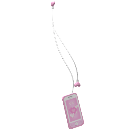 Roblox Item 💗Valentines earbuds love Headphones pink heart