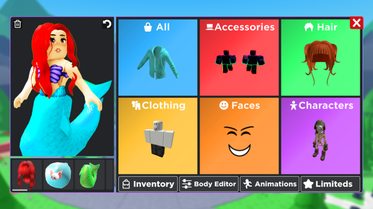 ⭐ Catalog Avatar Editor - Roblox