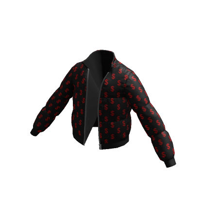 Dollar Sign Cropped Puffer Jacket | Roblox Item - Rolimon's
