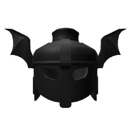 Roblox Item Black Bat Knight Helmet