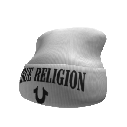 White true religion clearance beanie