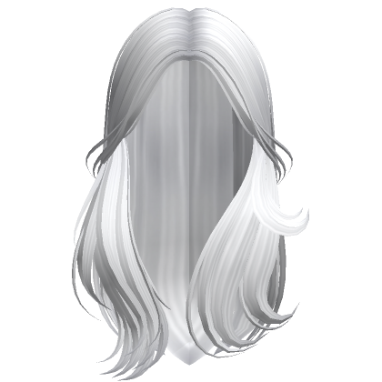 Fashion Model Long Wavy Hair- White - Roblox