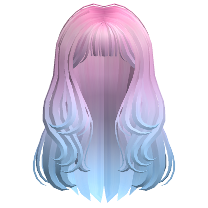 Blue Wavy Girl Hair's Code & Price - RblxTrade