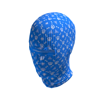 Roblox Item blue designer ski mask