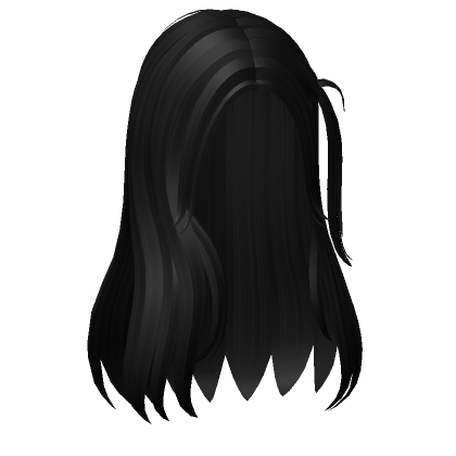 Black and Red  Black hair roblox, Free girl, Girl hairstyles