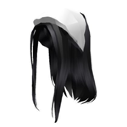 black hair with bandana - Roblox