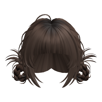 Braided Low Buns(Brown) | Roblox Item - Rolimon's