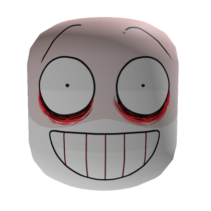 Shaded Creepy Grin Face [Institutional White]'s Code & Price - RblxTrade