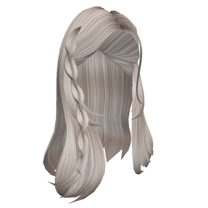 Flowy Swooped Hair w/ Braids in Ashe Blonde - Roblox