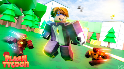 FÁBRICA DO FLASH NO ROBLOX!! (Super Hero Tycoon) 