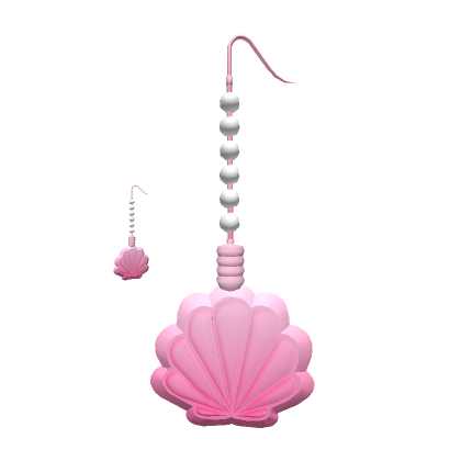 Pink shell best sale earrings