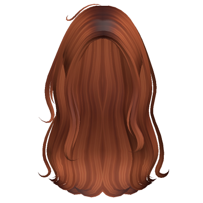 Roblox Item Long Messy Coconut Beachy Waves (Ginger)