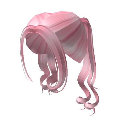 Soft Swirly Pigtails in Pink | Roblox Item - Rolimon's