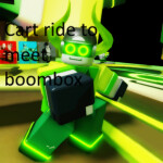 Cart ride to meet Boombox Phighting