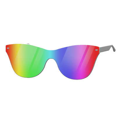 Roblox Item Rainbow sunglasses