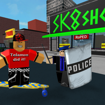 SK8ERS  vs. CITY COPS! 