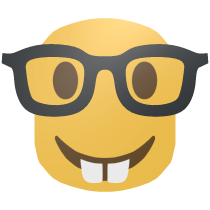 Nerd Emoji  Roblox Item - Rolimon's