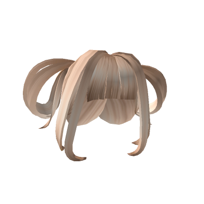 Roblox Item Blonde Double Looped Pigtails
