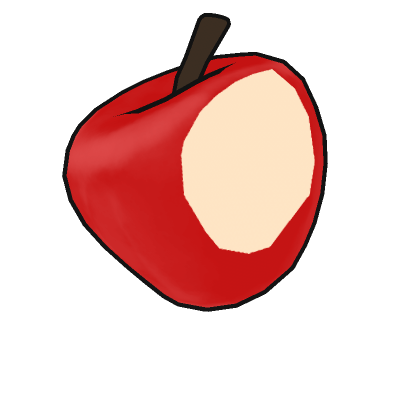 Red cartoony apple | Roblox Item - Rolimon's