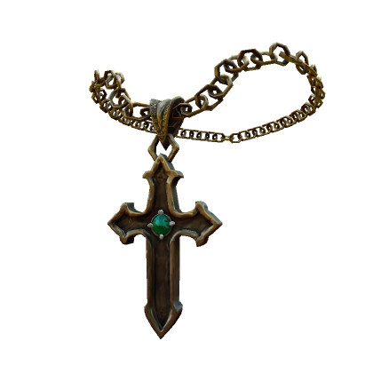 Goth Cross Chain - Gold | Roblox Item - Rolimon's