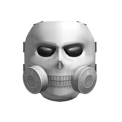 Modern White Skull Gas Mask | Roblox Item - Rolimon's