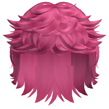 Pink Wispy Layered Hair  Roblox Item - Rolimon's