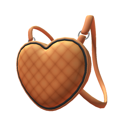 Roblox Item Trendy Kawaii Orange Heart Backpack