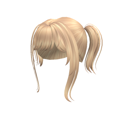 Blonde Curly Pigtails  Roblox Item - Rolimon's