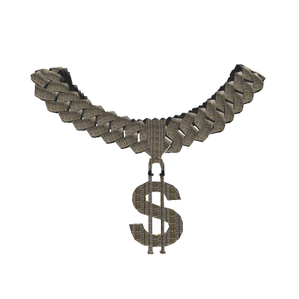 ICED OUT DOLLAR CHAIN  Roblox Item - Rolimon's