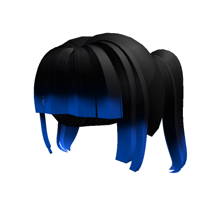 Black to Blue Hair  Roblox Item - Rolimon's