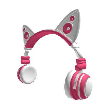 Pink gamer store headphones roblox