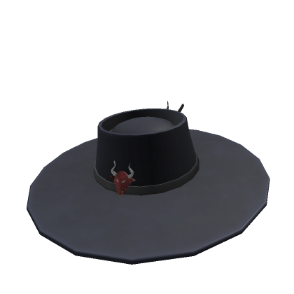 Roblox Item Duelist's Wide Brimmed Hat