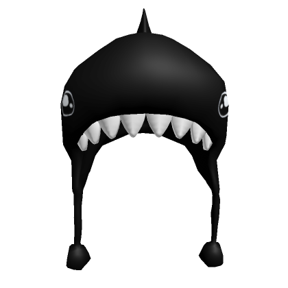 Cute Black Shark Beanie - Roblox