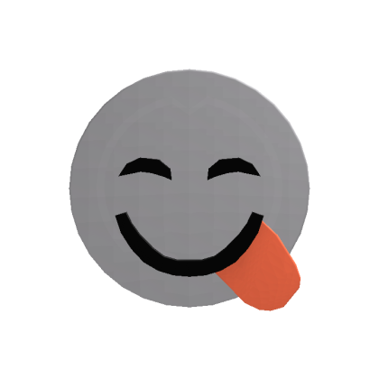 Recolorable Yum Emoji Head - Roblox