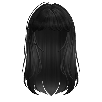 Cutesy Bangs Hair (Black) | Roblox Item - Rolimon's