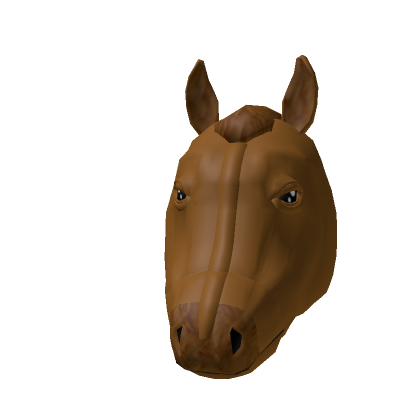 Roblox Item Horse Brown Full Head Animal
