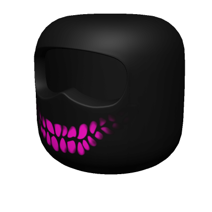 Roblox Item Venom Ski Mask Balaclava || Black Pink