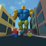 GIANT NOOB ATTACKING ROBLOXIA!!!!
