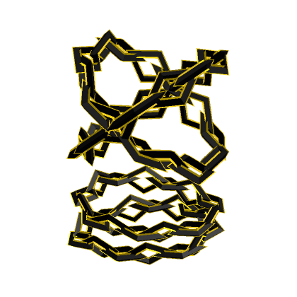 Roblox Item Dark Yellow Chain Wraps