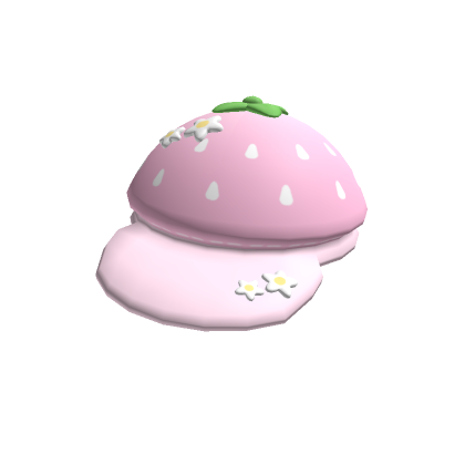 Cute Kawaii Strawberry Hat 's Code & Price - RblxTrade